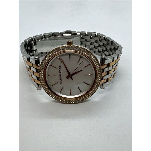 Michael Kors Darci MK3321 Women\'s Two-Tone Analog Dial Quartz Wrist Watch JNA412 main image 8